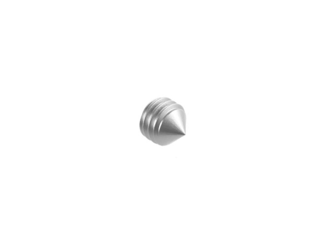 Stainless steel pin, pointed AISI304, M5x5mm